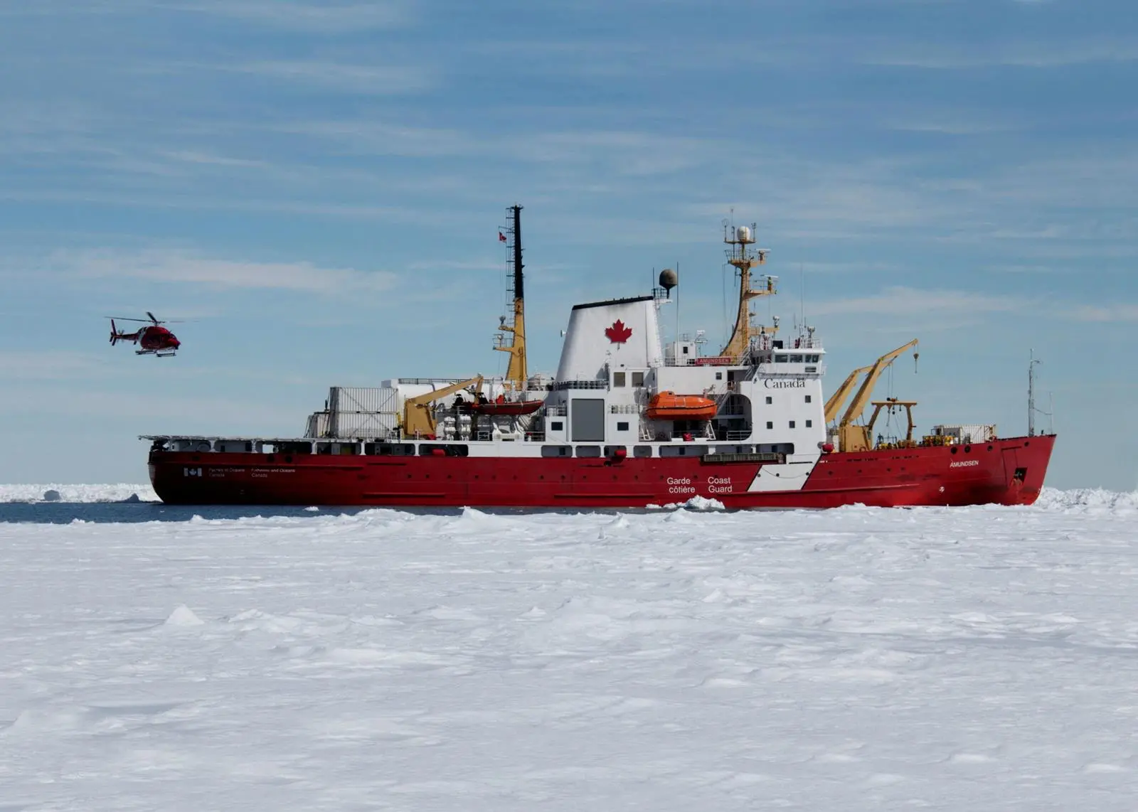 The ‘CCGS Amundsen’ will be the only vessel in its class to be fitted with retractable thrusters and dynamic positioning Photo: Canadian Coast Guard