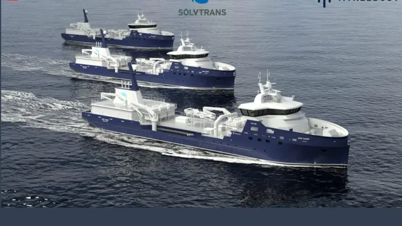 Kongsberg Maritime will design and equip the third Sølvtrans wellboat in a series to be built by Myklebust Verft Photo: Kongsberg Maritime