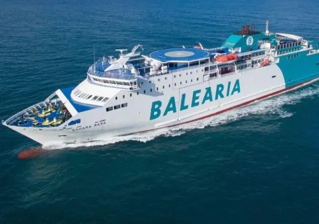 The Bahama Mama is one of six Balearia vessels which will be converted from diesel to LNG dual fuel.