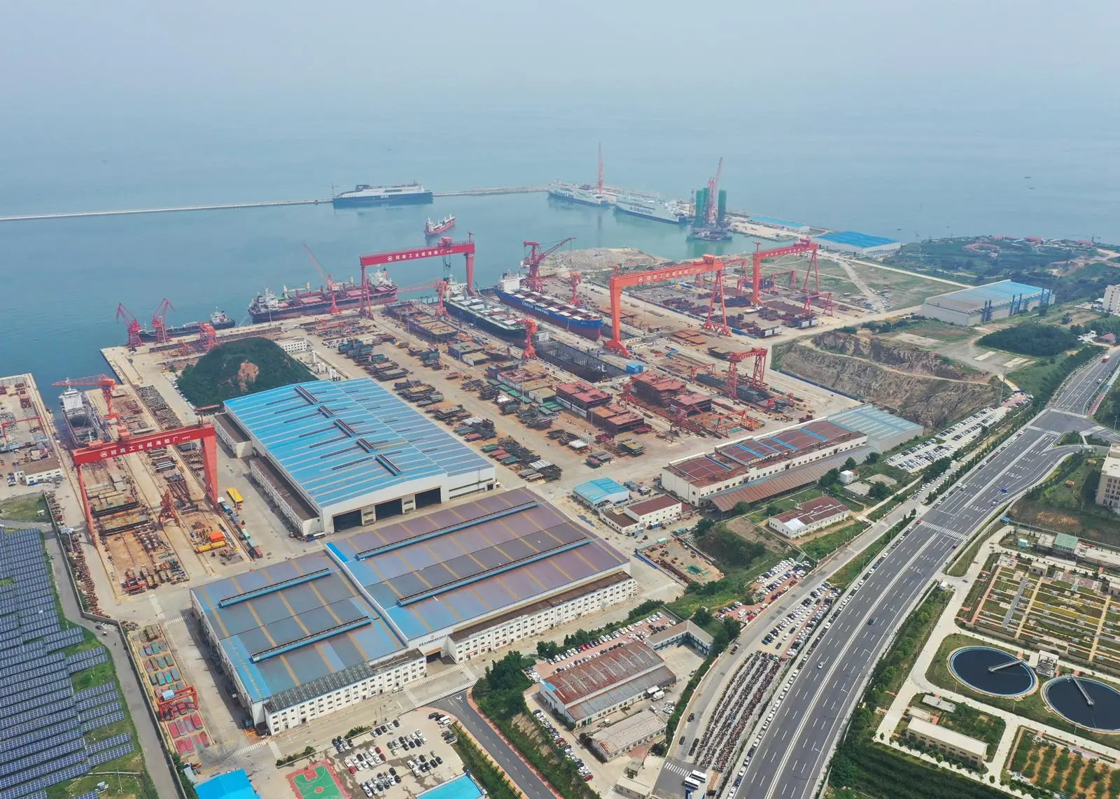 Shipbuilding in Weihai Photo: Kongsberg Maritime