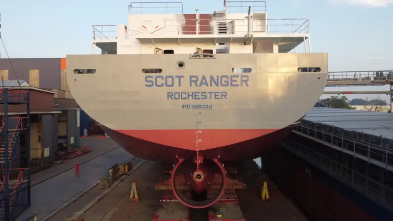 Scot Ranger, due for launching at Hoogezand in November. (credit: Scotline).