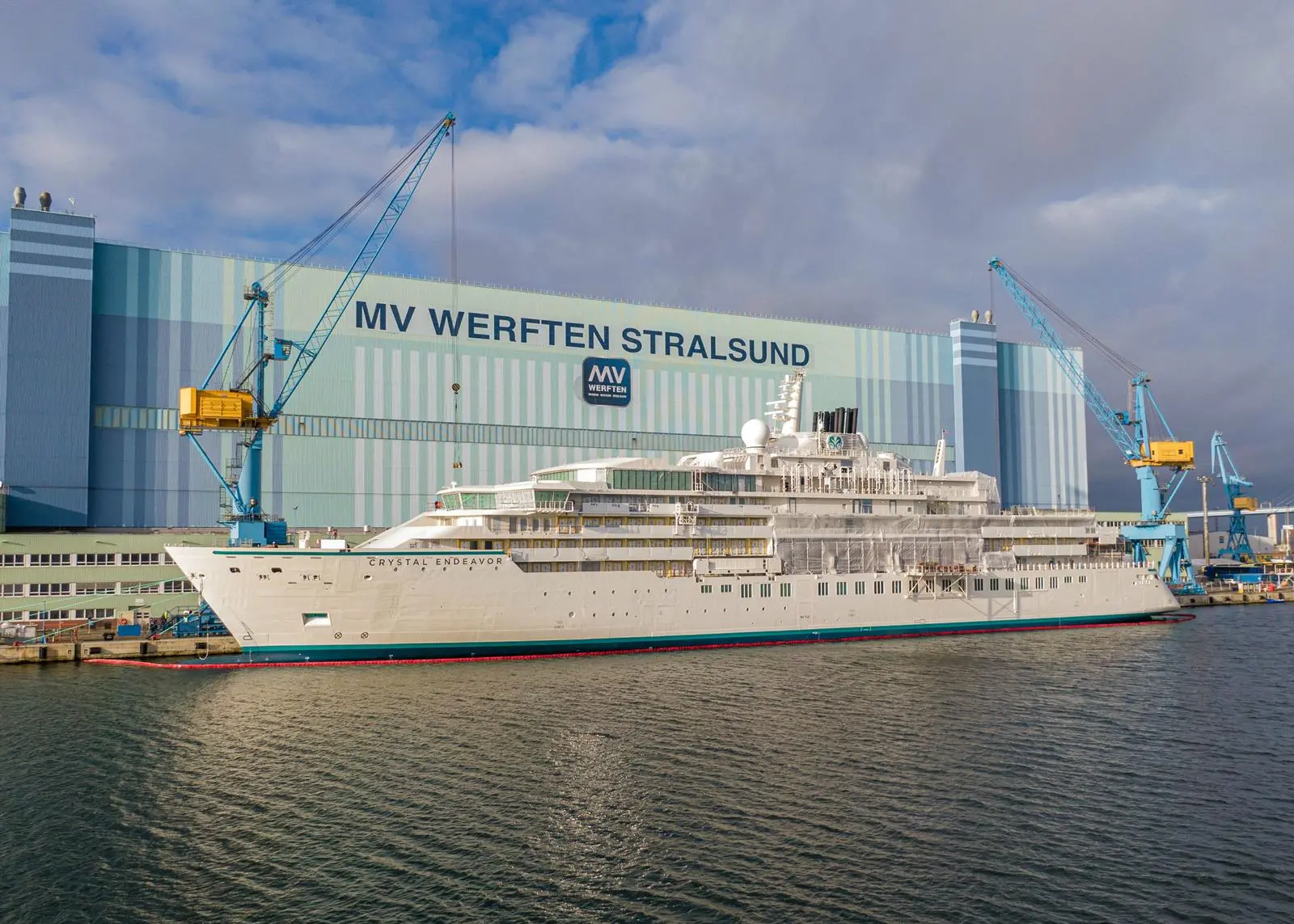 MVW’s Crystal Endeavour; could now be delivered next year thanks to state loan.