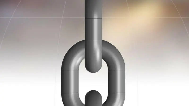 William Hackett identified its heat-treated Grade 8 master link (pictured) as a potential solution to the challenges posed by HE to higher grades of steel (credit: William Hackett)