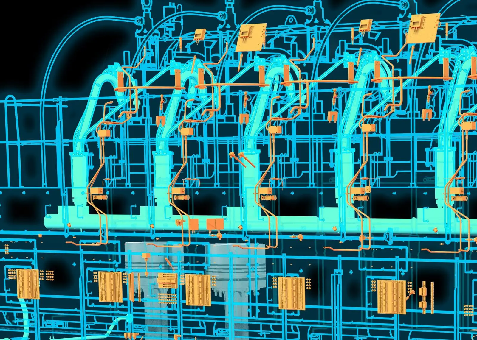 WinGD has been conducting research into the requirements of combining an X-DF engine with PTI/PTO and an energy storage system (Image courtesy of WinGD)