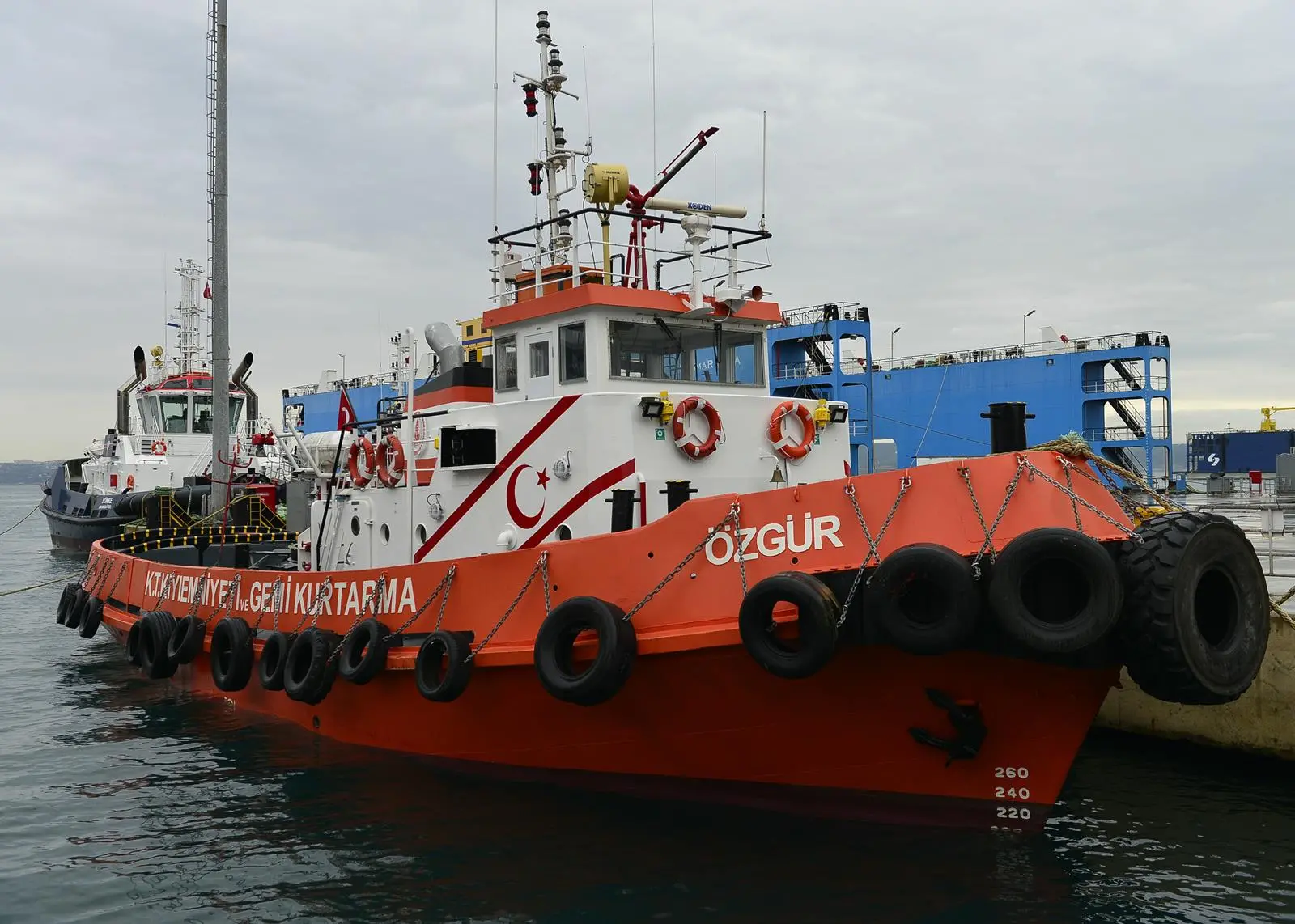 The ‘OZGUR’ has been restored at Sanmar Shipyards Altinova Photo: Sanmar Shipyards