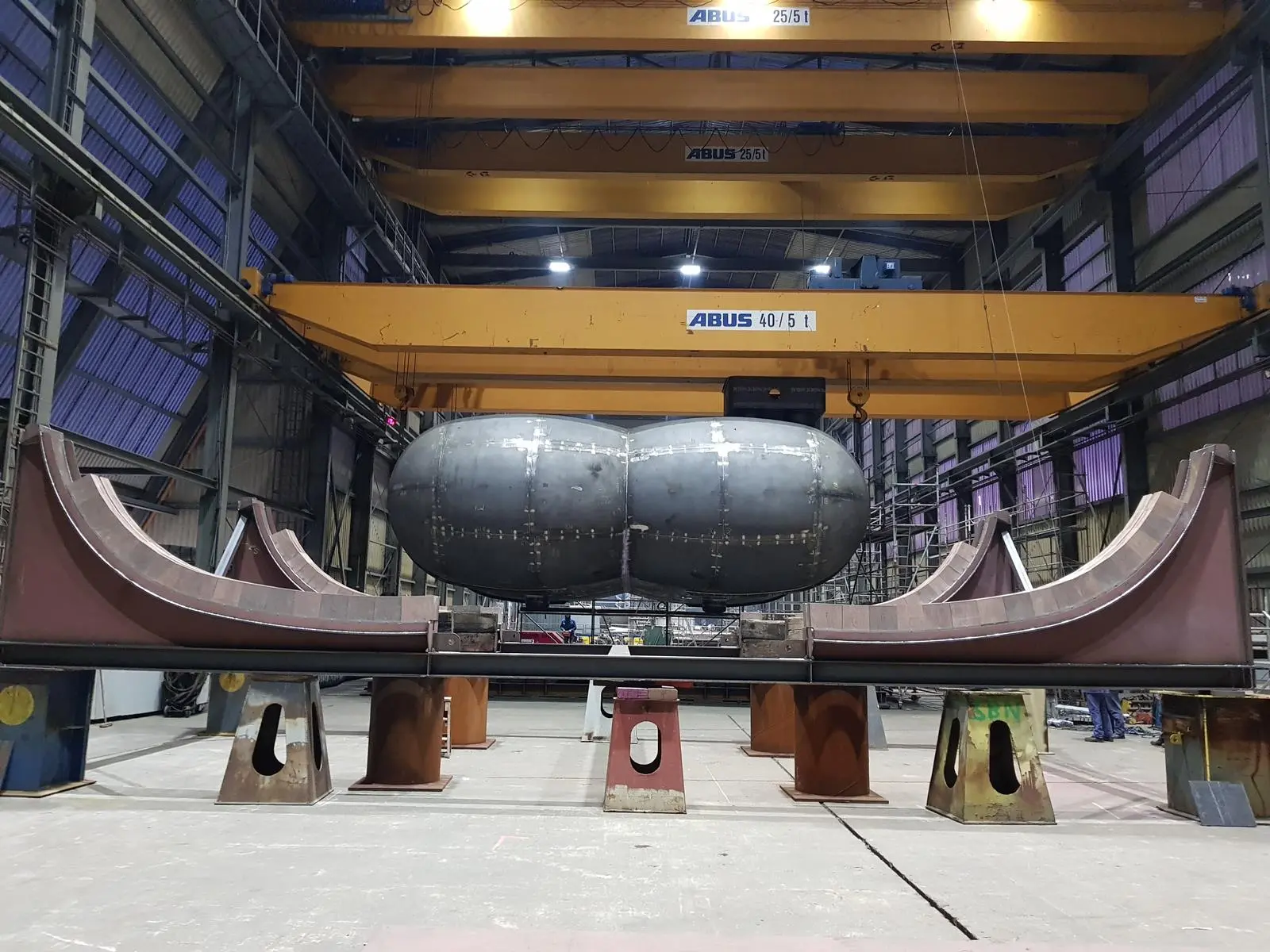 The new Bi-Nut containment system (Picture courtesy of Stahlbau Nord GmbH)