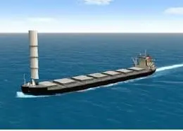 An illustration of ‘Wind Challenger’ Photo: Mitsui OSK Lines