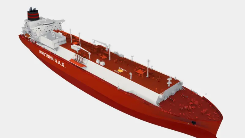 Two 174,000cbm LNG carriers newbuildings will feature WE Tech energy efficient solutions (credit: Knutsen OAS)