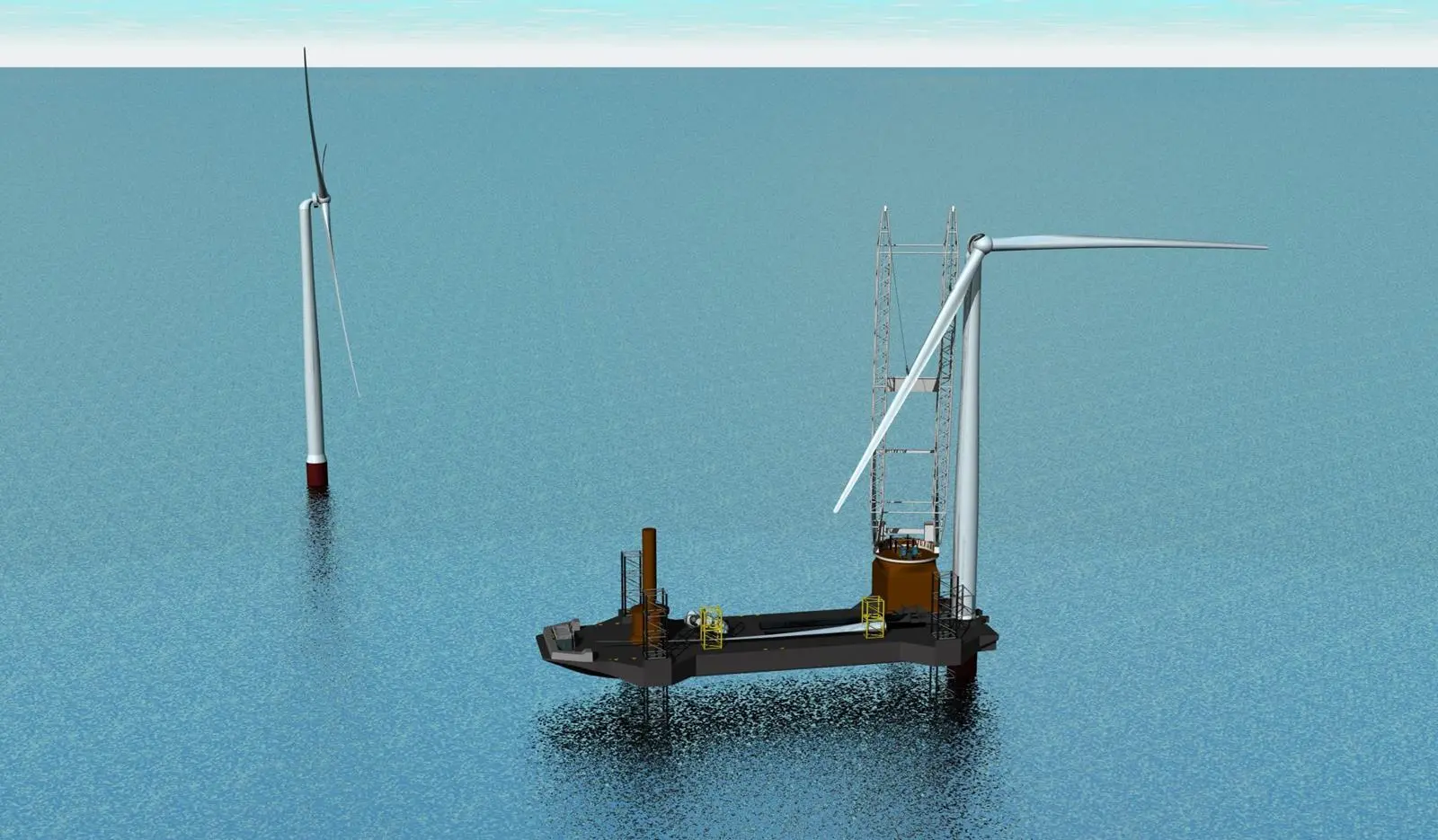 A concept illustration of the NETSCo Jones Act-compliant installation vessel (image: NETSCo)