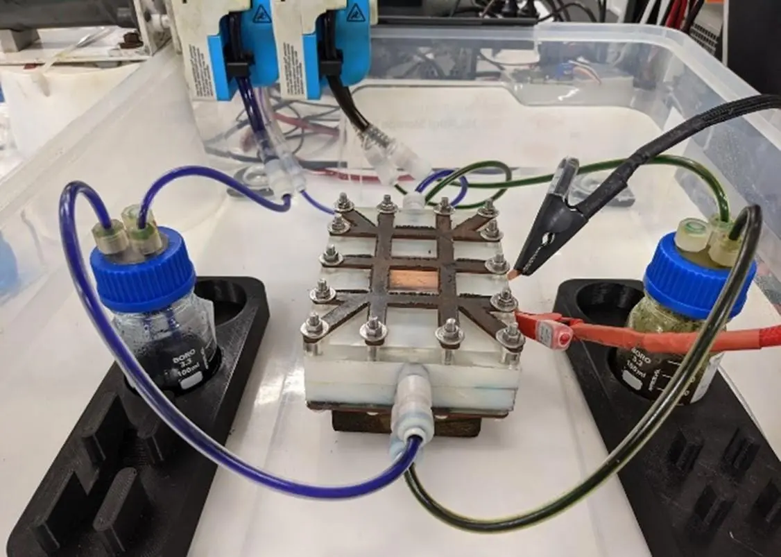 A VBr cell (image courtesy of VanadiumCorp)