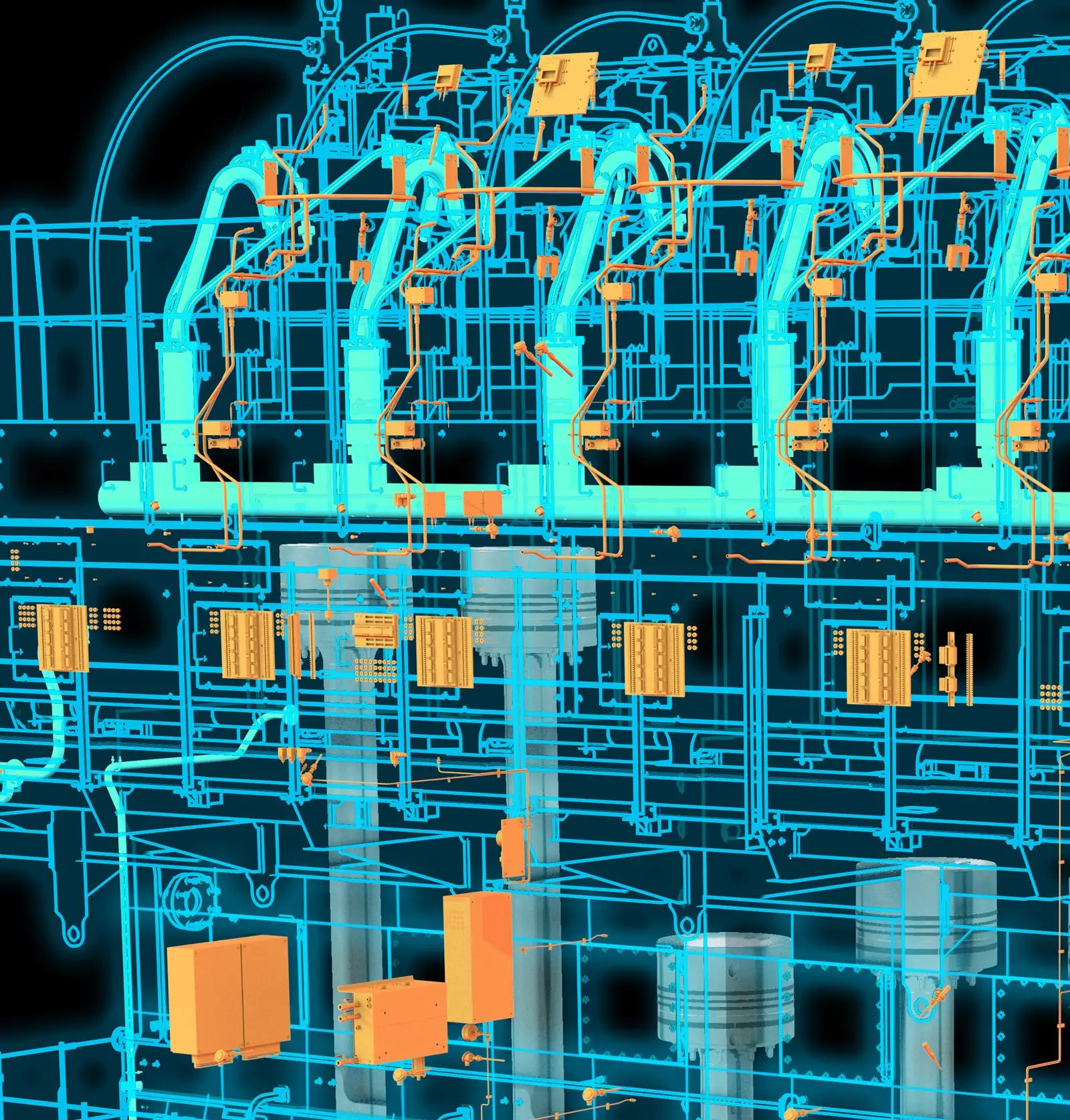 The engine designer is offering hybrid solutions on a case-by-case basis. It is one of the new technologies that WinGD will explore in 2021. (Image courtesy of WinGD)