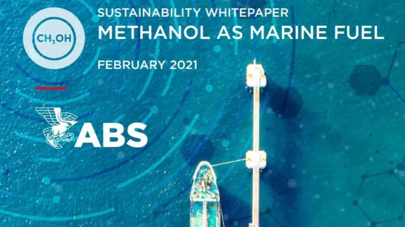 ABS has released a white paper focusing on issues surrounding the introduction of Methanol as Marine Fuel