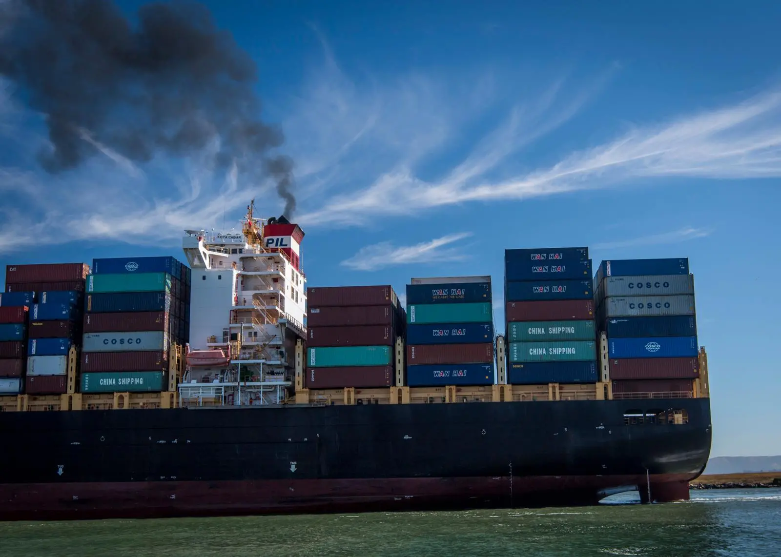 Shipping accounts for 2% of global emissions Photo: 2018 Bloomberg Finance LP