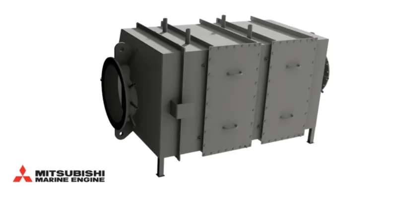 Mitsubishi’s engine after-treatment solution is IMO Tier III compliant Photo: MTEE