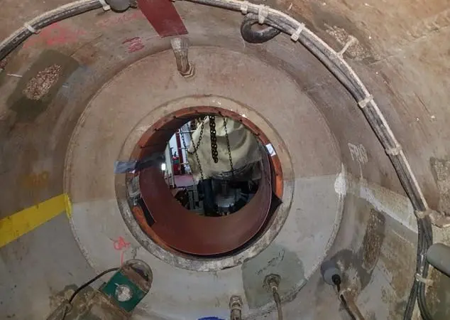 The ElMag system after five years of continuous operation, detail (credit: Sembcorp Marine)