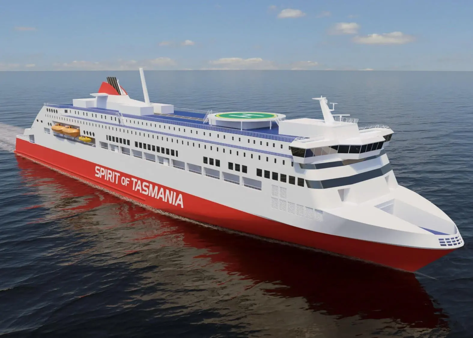 Tasmanian Government-owned TT-Line signed a contract with RMC on 15 April for two 48,000gt car and passenger ferries (credit: Rauma Marine Constructions)