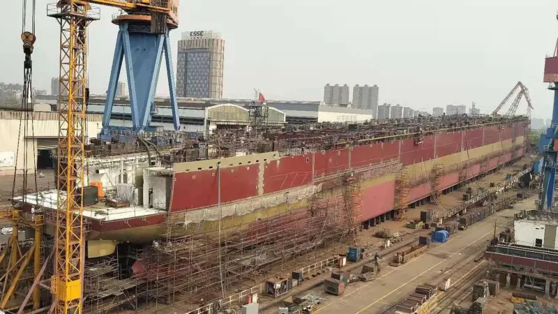The 26,000dwt SUL (Self Un Loader) Bulker is under construction at CSSC Chengxi Shipyard. (credit: CSL Group)