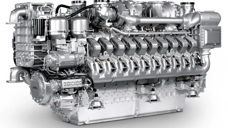 The mtu 20V 4000 marine engine (credit: Rolls-Royce)