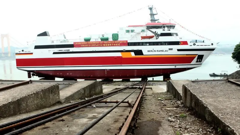 The ‘Berlin-Ramelau’ RoPax Photo: Damen