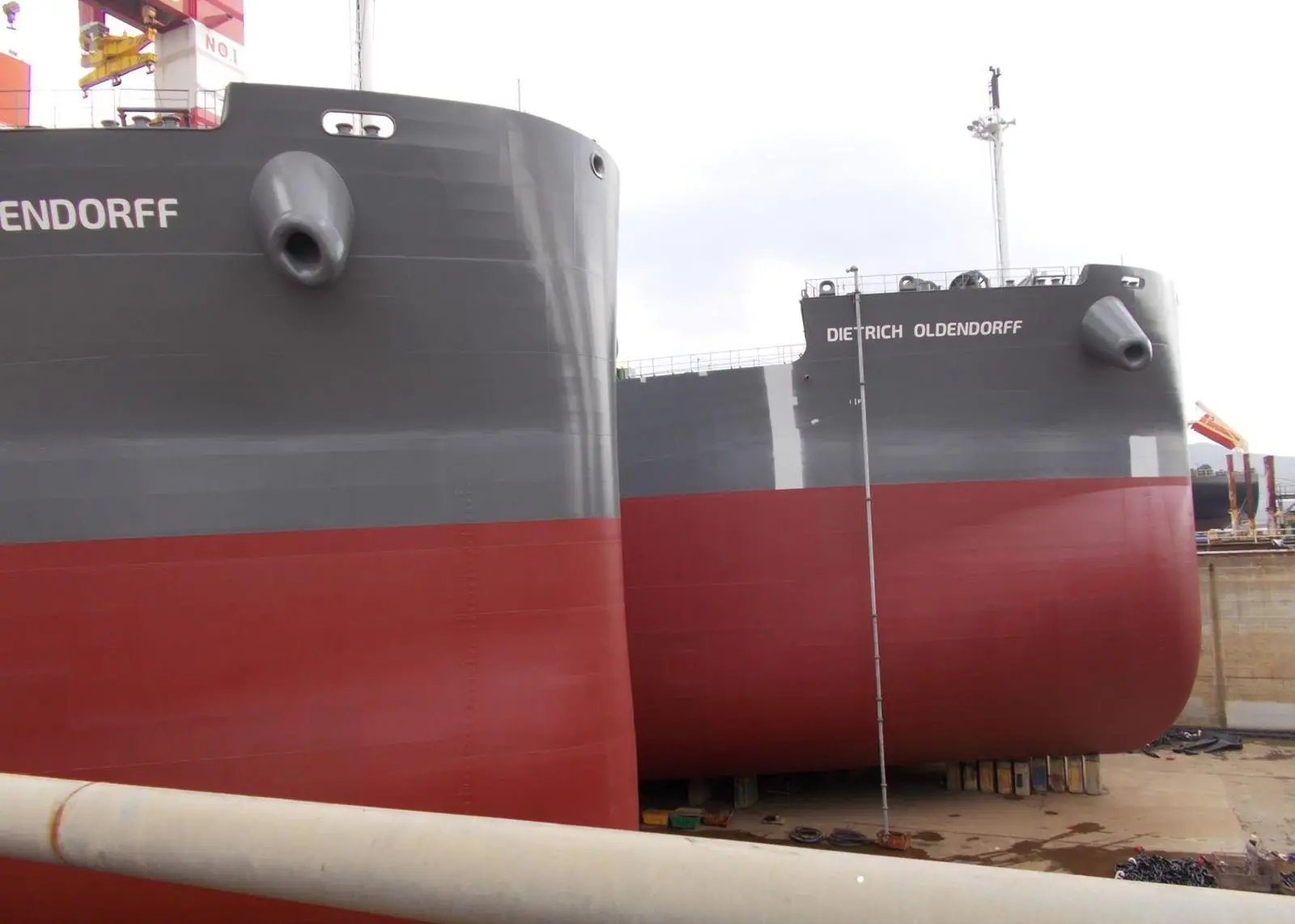 EEDI Phase 3-compliant 100,000dwt bulkers built by Oshima. (credit: Oldendorff Carriers).