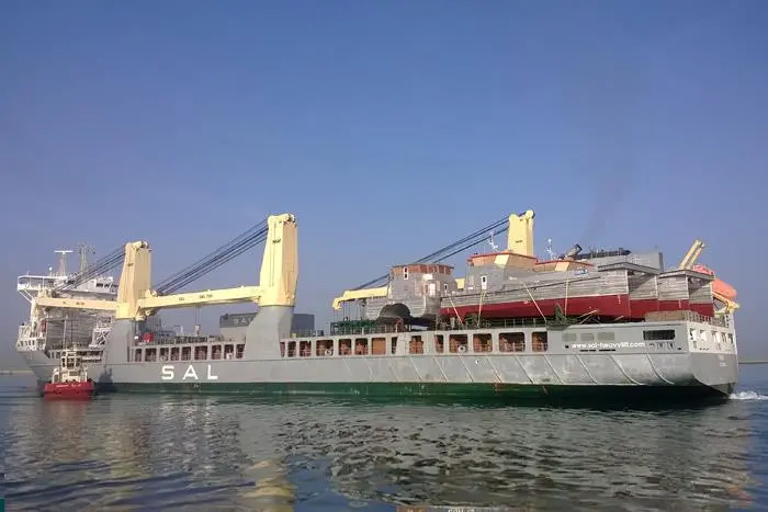 FuelSave is fitting its FS+ kit on six cargo vessels for SAL Heavy Lift, starting with the ‘MV Trina’. Photo: SAL