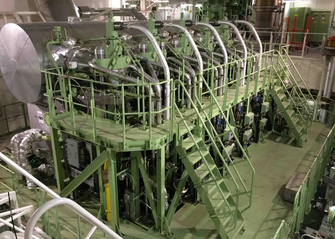The 3 x 210,000 dwt vessels will be equipped with MAN B&W 6G70ME-GI Mk 10.5 main engines. (credit: MAN ES)