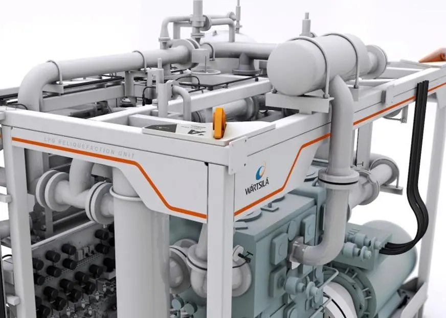 Wärtsilä’s Gas Cargo Handling System Photo: Wärtsilä