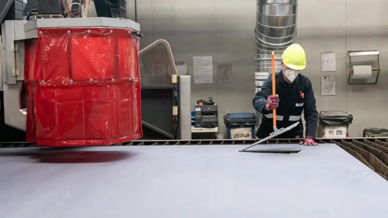 The steel cutting for the ‘Explora I’ Photo: Fincantieri/MSC
