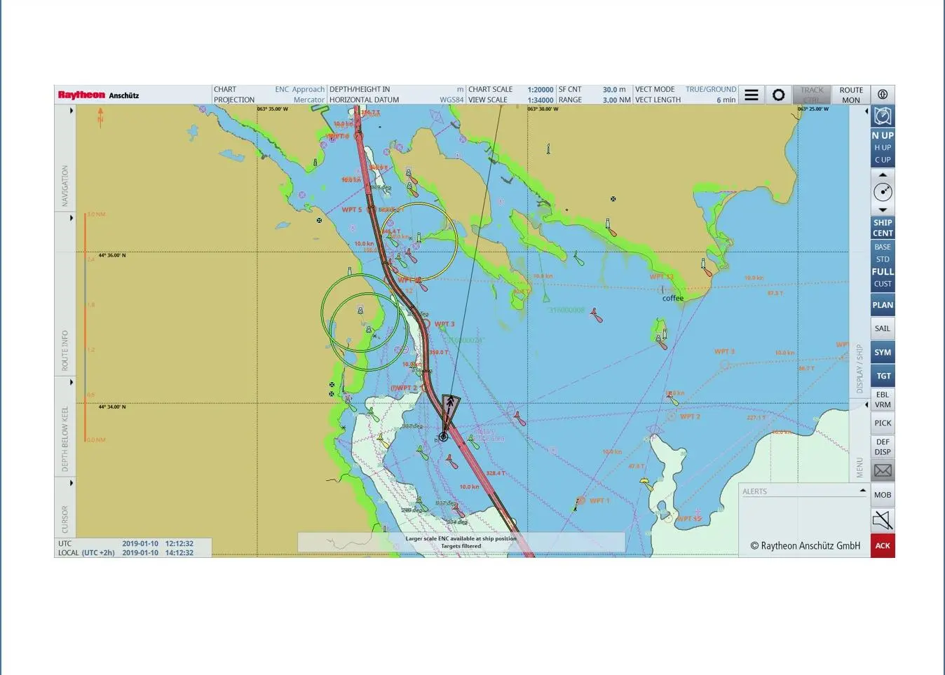 Raytheon Anschütz has introduced new ECDIS features Photo: Raytheon Technologies