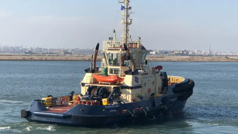 Svitzer ‘Port Said 1’ in operation Photo: Svitzer