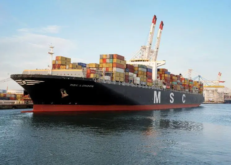 Mediterranean Shipping Company's container vessel MSC London