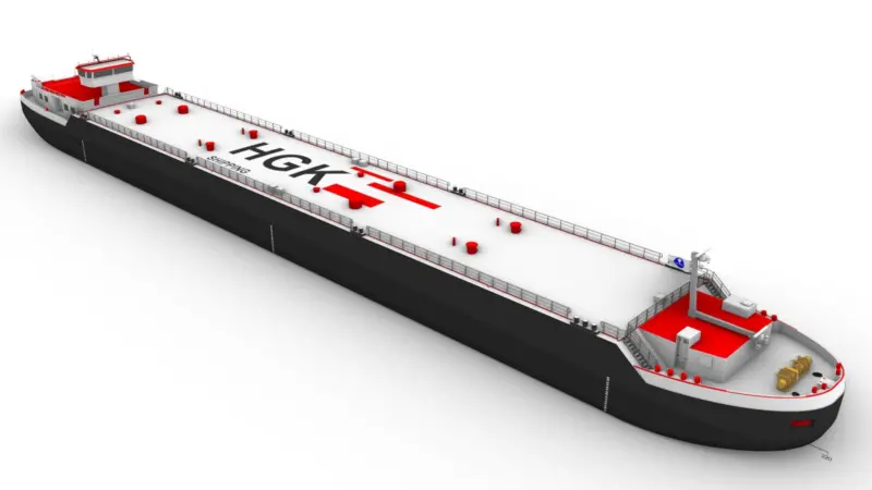 Hybrid drive gas tanker Gas 94 is entering service as HGK orders H2-ready follow- ups.