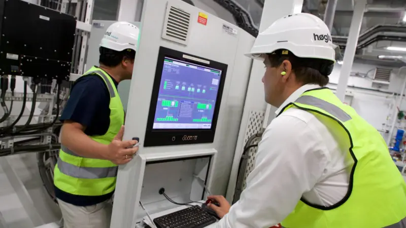 Høglund engineers at work in Norway