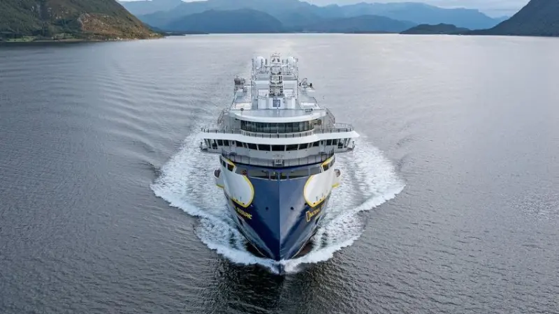 ‘National Geographic Resolution’ joins sister ship ‘National Geographic Endurance’ for exploring the Antarctic in luxury Photo: Ulstein Verft