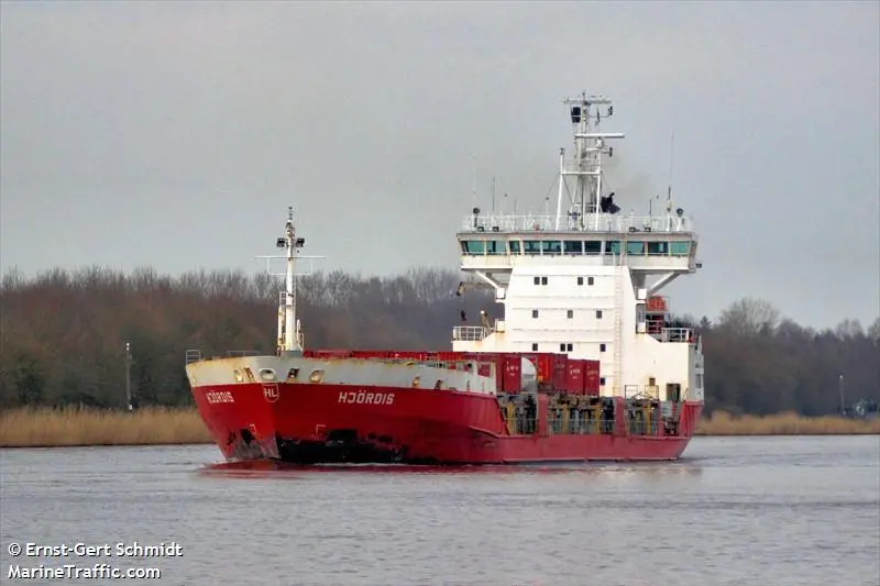 The new multipurpose vessels will have a higher cargo capacity than and the same speed as the predecessor Hjordis (pictured)