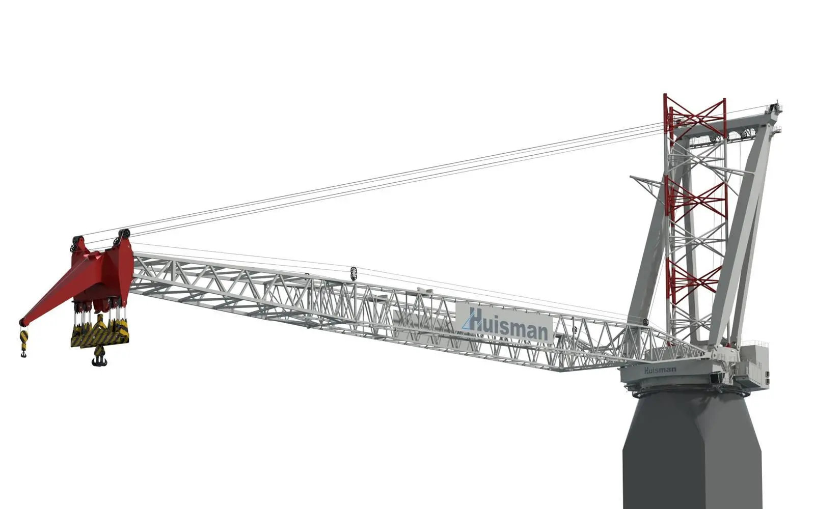 Huisman has been awarded a contract for two 2,000t+ capacity leg encircling cranes for a pair of wind turbine installation vessel newbuildings.