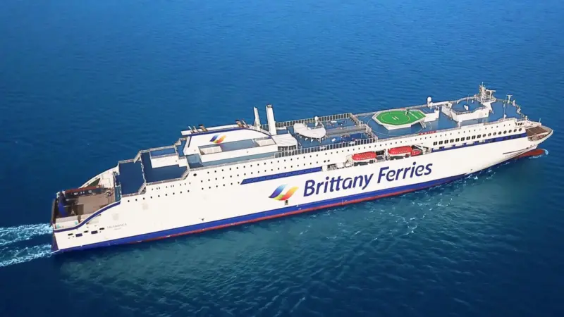 The 1,015-passenger Salamanca will be operated by Brittany Ferries on a route between Portsmouth in the English Channel and Bilbao and Santander on Spain's Cantabrian coast.