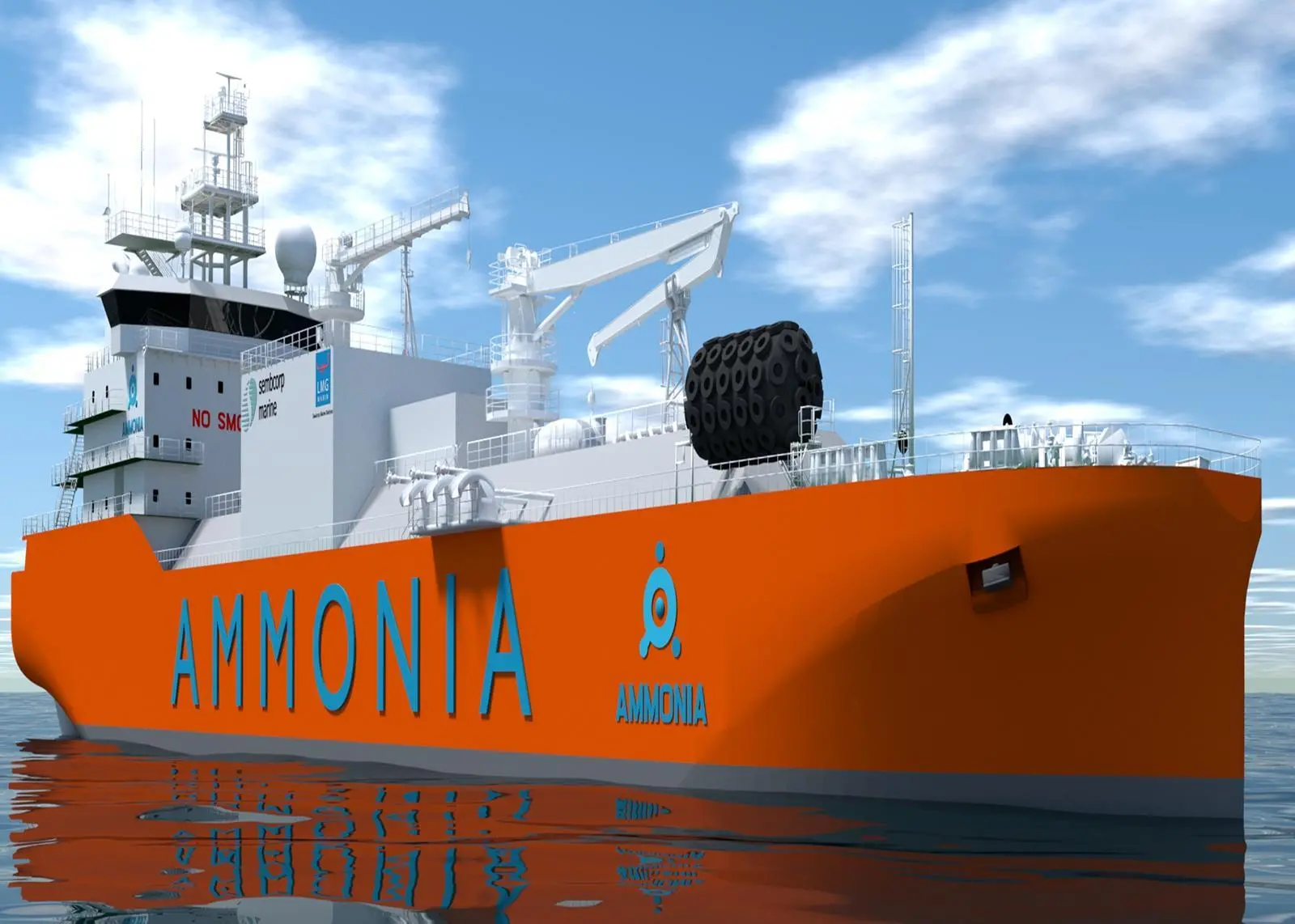 ABS has awarded an approval in principle to an ammonia bunker vessel concept design developed by Sembcorp Marine Integrated Yard and LMG Marin, along with MOL and Itochu Corporation.