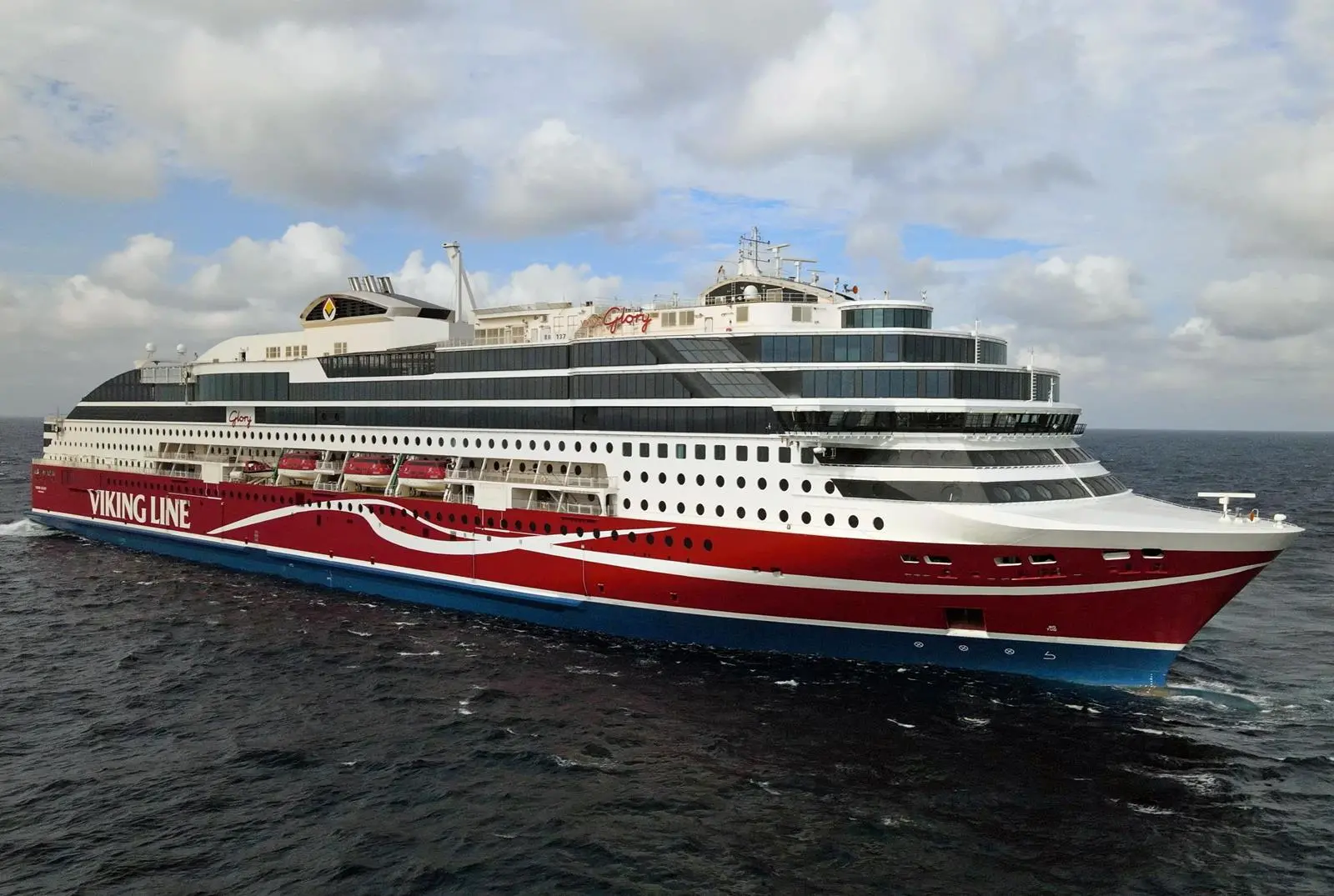 The Viking Glory is expected to produce less than three quarters of the emissions of its predecessor, despite offering 66% more cargo capacity than the Amorella.