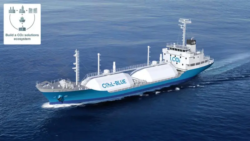 The 1,450m3 capacity liquefied carbon dioxide (LCO2) carrier will be delivered by early 2024.