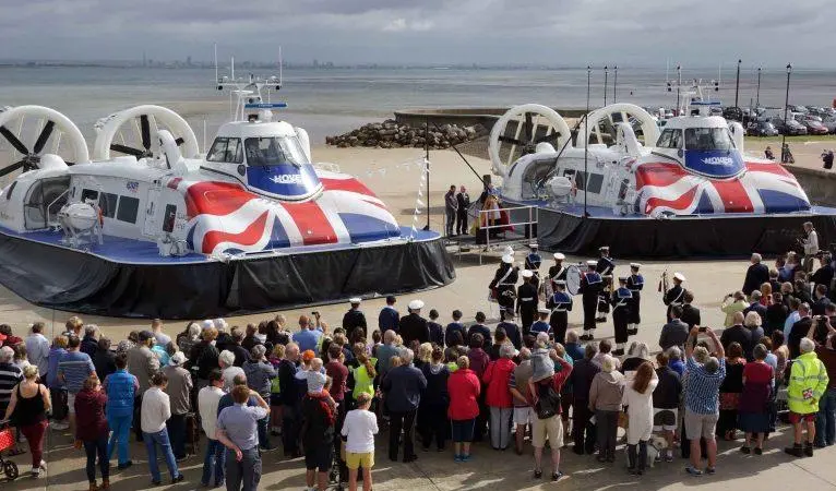 Hovercraft ordered by Japan will be derivations of the design type used for Hovertravel’s Island Flyer and Solent Flyer (pictured in 2016).