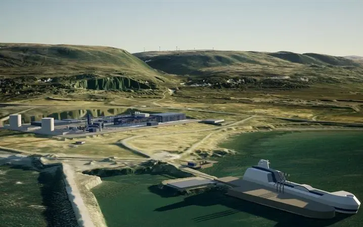 Aker Clean Hydrogen is collaborating with a local wind farm operator to develop a 200MW capacity green ammonia production facility in Berlevåg in Norway's High North. The plant could begin production before 2025.