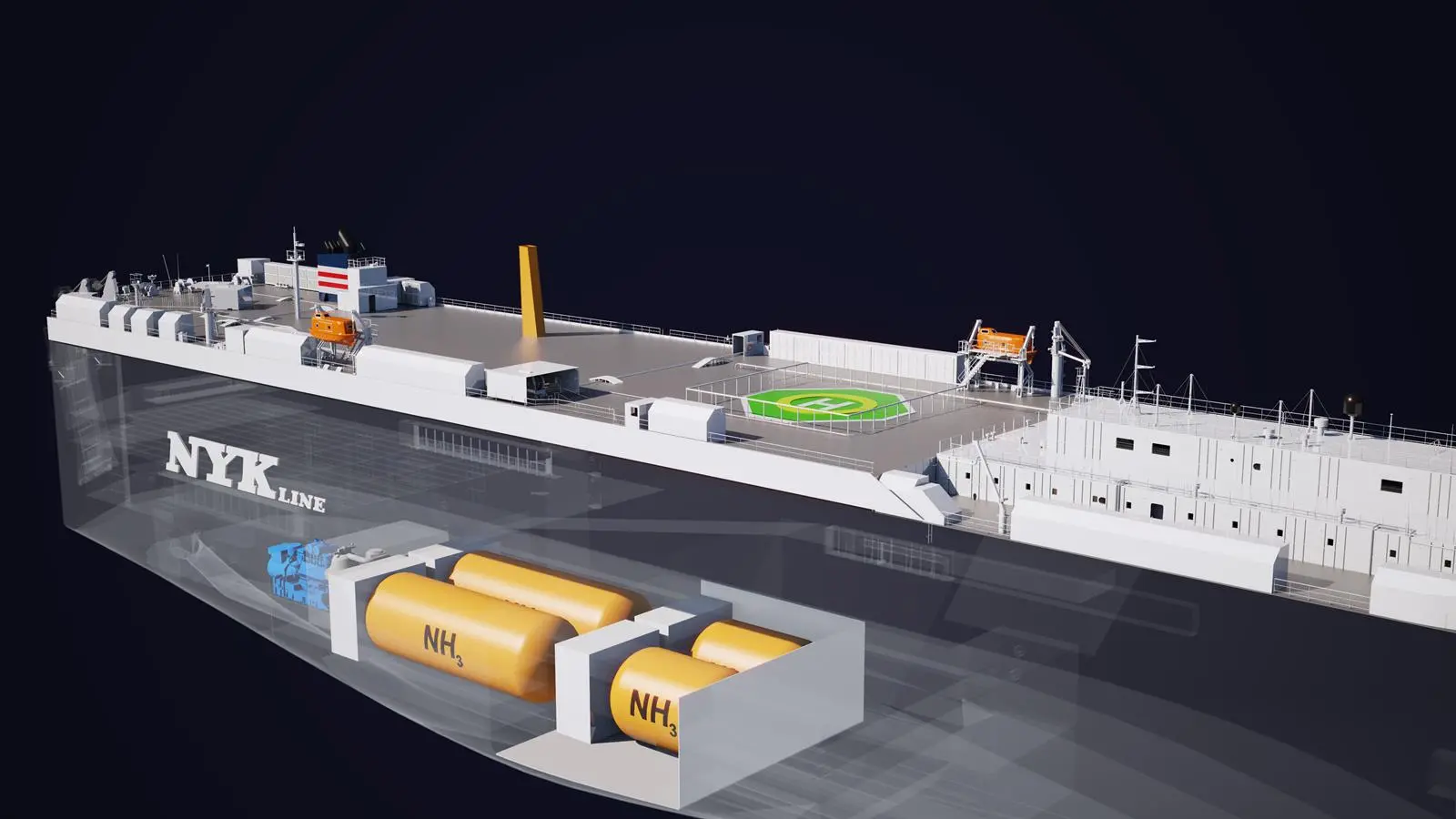 Nippon Yusen Kabushiki Kaisha (NYK), MTI, and Elomatic have developed a concept design for an ammonia-fuel ready LNG-fuelled vessel adapted to be either a pure car carrier or a post-Panamax bulker.