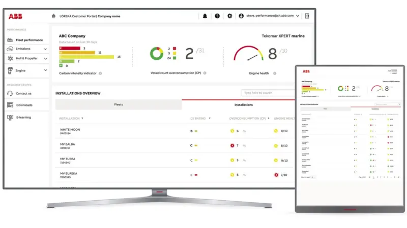 Tekomar XPERT marine’s customer portal offers all-in-one vessel efficiency and emissions monitoring