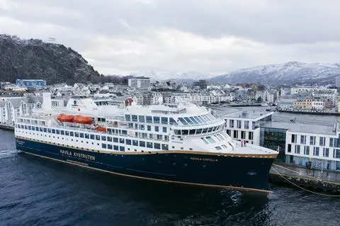 The Havila Capella features a large energy storage system.