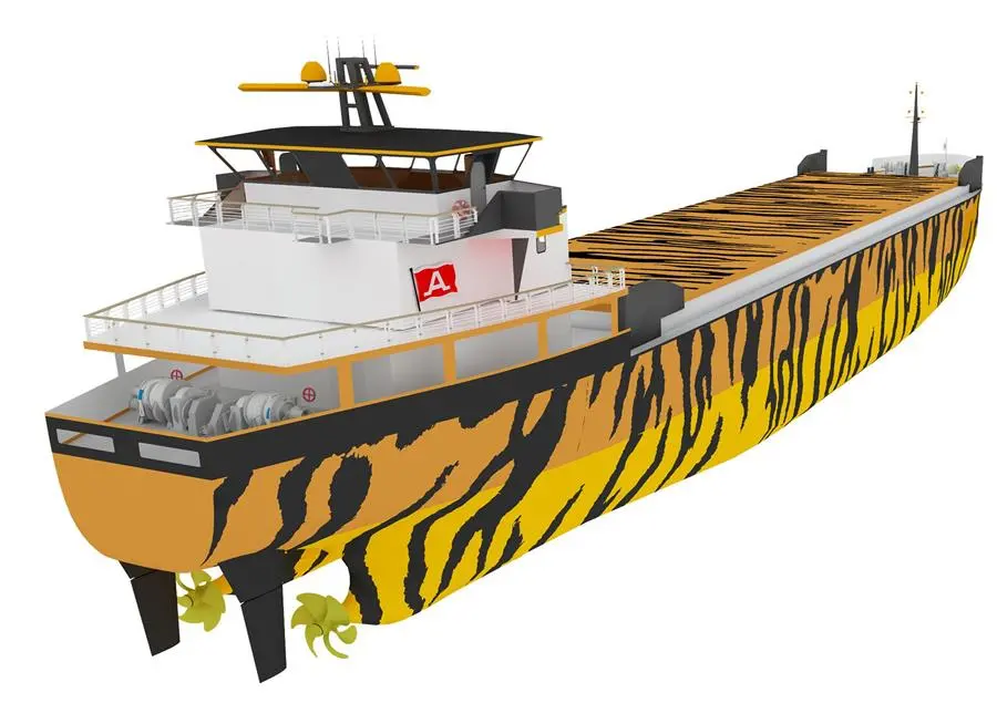 The Roboship vessel will be powered by a fully standardised, electric propulsion system from ABB