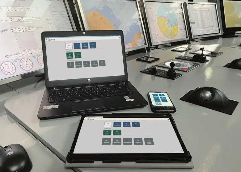 A number of equipment supplier are seeking to introduce electronic logbooks for the maritime market, such as Raytheon Anschütz (pictured).