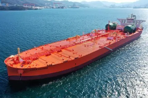 The slow entry of dual-fuel tankers, such as AET's Eagle Valence, into the tanker fleet will alter the effect of bunker levies.