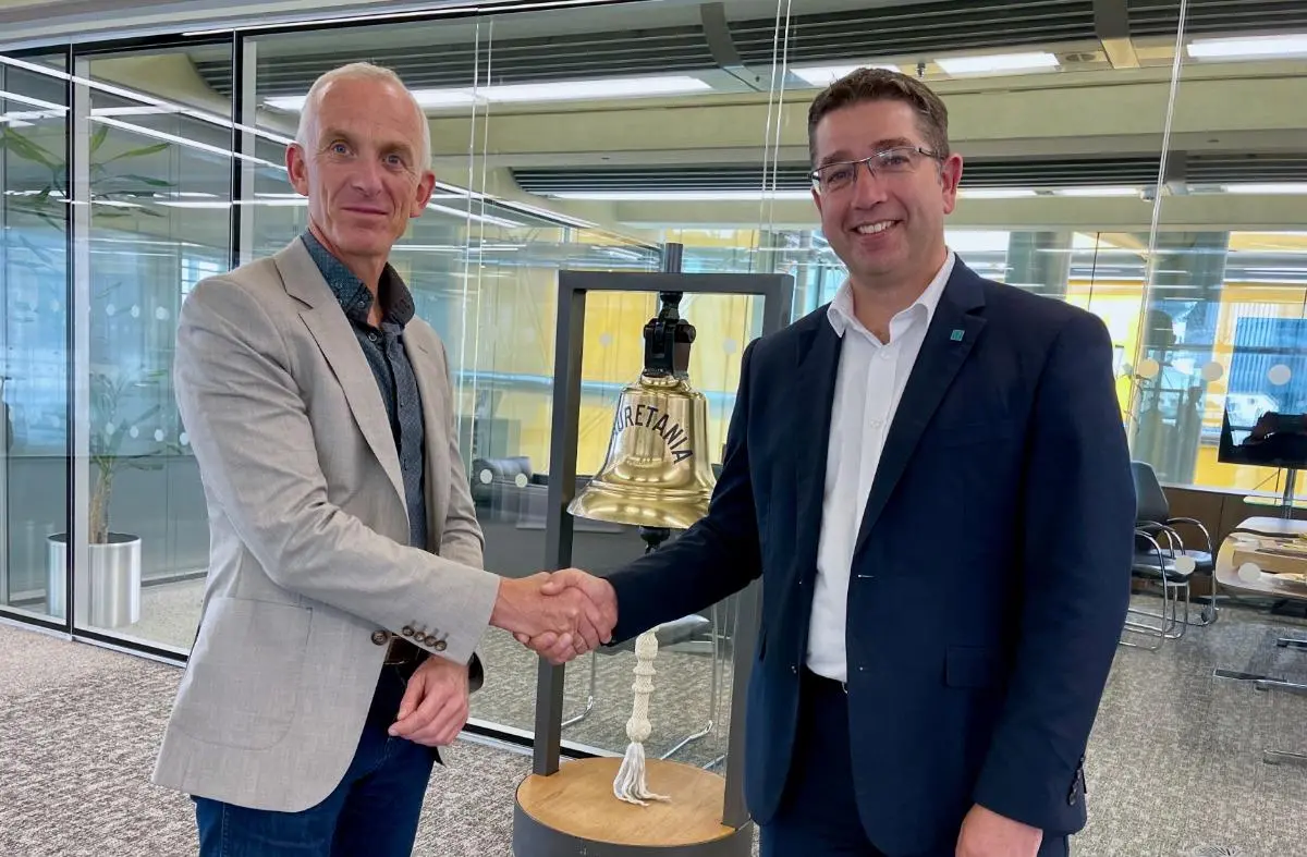 Nick Brown of Lloyd’s Register (LR) and Martin Taylor of OneOcean.