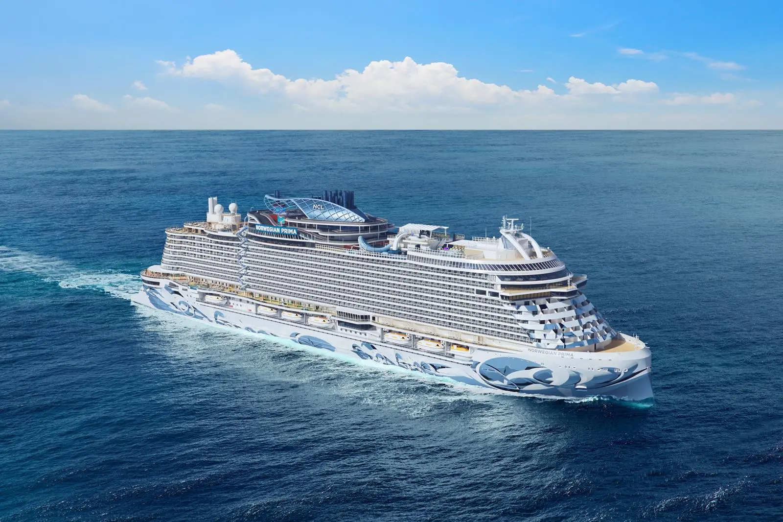 Norwegian Prima marks the debut of a new generation.